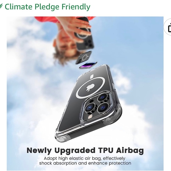 Bundle with this symbol 🍒 at 5 for $25. Mkeke magnetic clear phone case 14Pro. - Picture 4 of 8